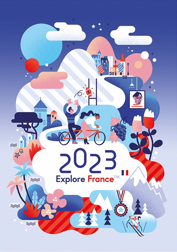 carte de voeux Atout France 2023